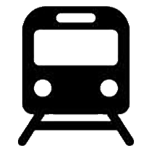 Icon of train from the front.