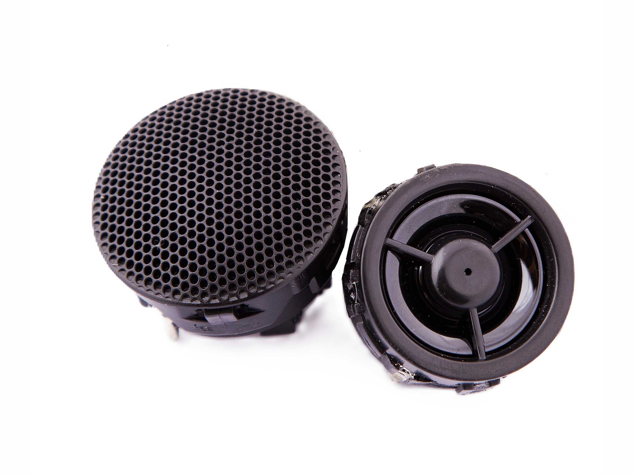 Close up image of tweeters.